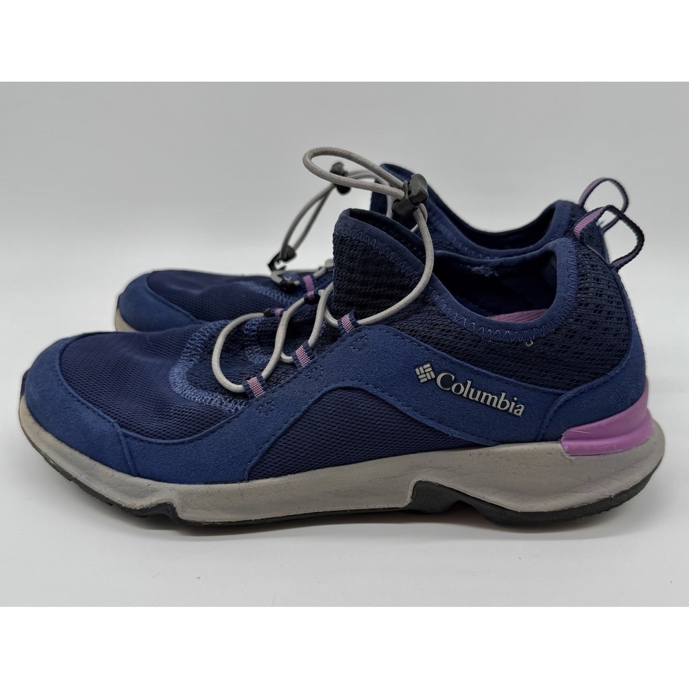 Columbia Shoes Womens Sz 7.5 Blue Vanata Basin Athletic Low Sneakers YL7512-415